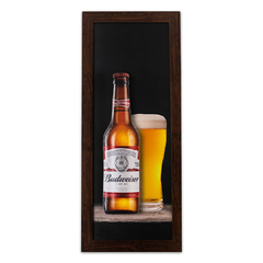 Quadro Relevo Beer Budweiser 40x15 cm - comprar online