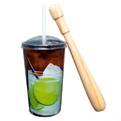 KIT CAIPIRINHA COPO C/ SOCADOR 950ml