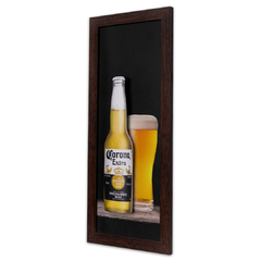 Quadro Relevo Beer Corona 40x15 cm - comprar online
