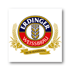 PLACA CERVEJA ERDINGER 30x30 cm