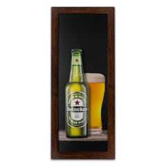 Quadro Relevo Beer Cerveja Top 40x15 cm