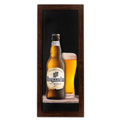Quadro Relevo Beer Hoegaarden 40x15 cm