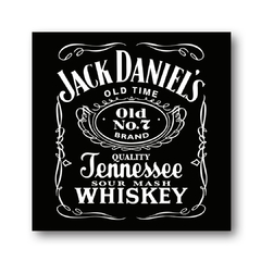 PLACA JACK DANIELS 30x30 cm