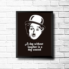 PLACA CHARLES CHAPLIN - comprar online