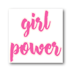 Placa Girl Power