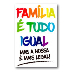 Placa Família