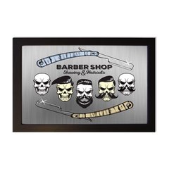 PLACA BARBER SHOP STYLE na internet