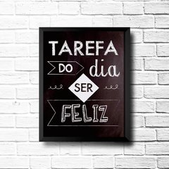 PLACA TAREFA DO DIA - comprar online