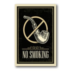 PLACA NO SMOKING - comprar online