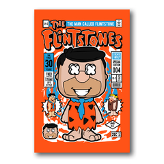 PLACA ILUSTRAÇÃO OS FLINSTONES FUNKO