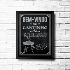 PLACA CANTINHO DO CHURRASCO - comprar online