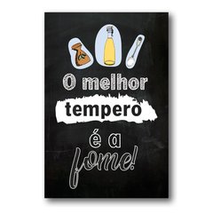 PLACA O MELHOR TEMPERO