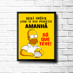 PLACA SIMPSON BEBI ONTEM - comprar online