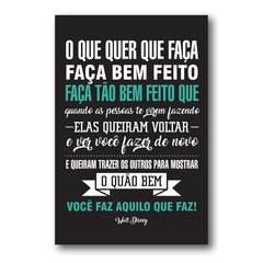 PLACA FAÇA BEM FEITO