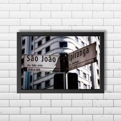 PLACA AV. SÃO JOÃO - comprar online