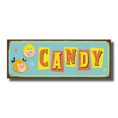 PLACA CANDY 40x15 cm - comprar online