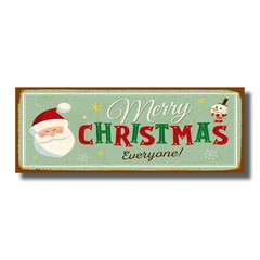 PLACA CHRISTMAS 40x15 cm - comprar online