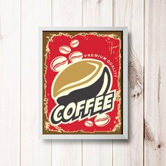 PLACA COFFEE RED - comprar online