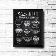 PLACA COFFEE P & B - comprar online