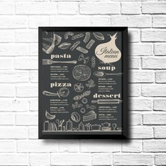 Imagem do PLACA ITALIAN MENU