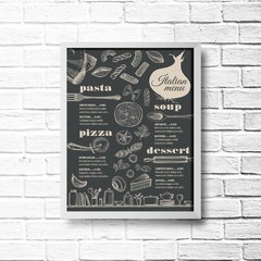 PLACA ITALIAN MENU