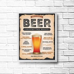 PLACA BEER AROUND 2 - loja online