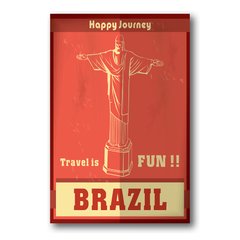 PLACA TRAVEL BRAZIL