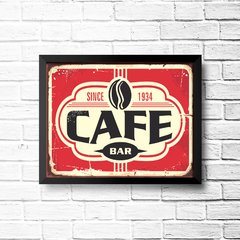 PLACA CAFE BAR - comprar online