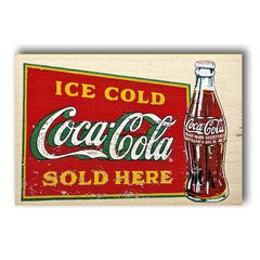 PLACA COCA ICE COLD - comprar online