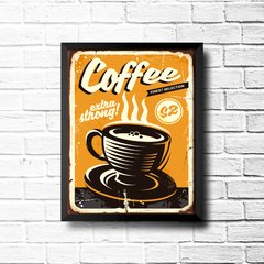 PLACA COFFEE STRONG - comprar online