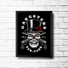 PLACA GANGSTERS - comprar online