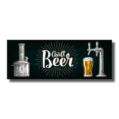 PLACA CRAFT BEER 40x15 cm - comprar online