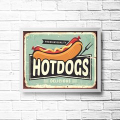 PLACA HOT DOG 2 na internet