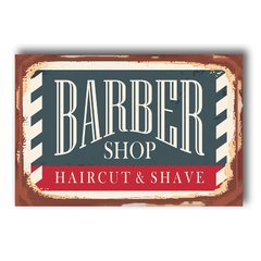 PLACA BARBER SHAVE