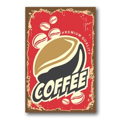 PLACA COFFEE RED