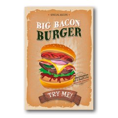 PLACA BIG BACON BURGER