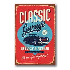 PLACA CLASSIC GARAGE