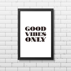 PLACA GOOD VIBES ONLY - comprar online