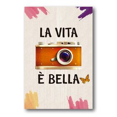 PLACA LA VITA É BELLA