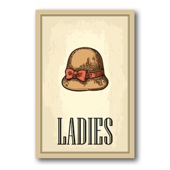 PLACA LADIES - comprar online