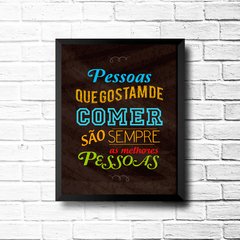 PLACA MELHORES PESSOAS - comprar online