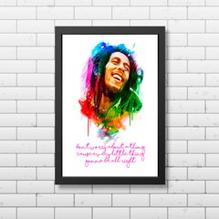 PLACA MÚSICA BOB MARLEY - comprar online