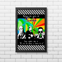 PLACA MÚSICA SAMBA - comprar online