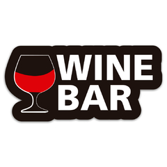 PLACA RECORTE WINE BAR 30x12 cm