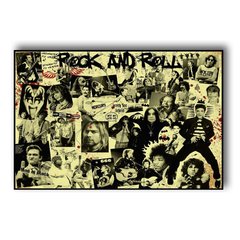 PLACA ARTISTAS DO ROCK