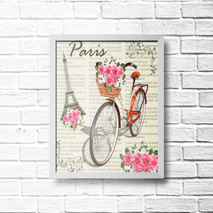 PLACA PARIS BIKE - comprar online