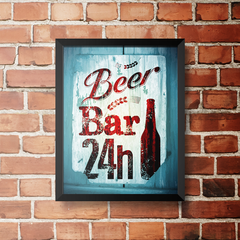 PLACA BEER 24H - comprar online