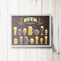 PLACA BEER HOUSE - comprar online