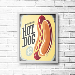 PLACA HOT DOG - comprar online