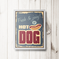PLACA HOT DOG CLASSIC - comprar online